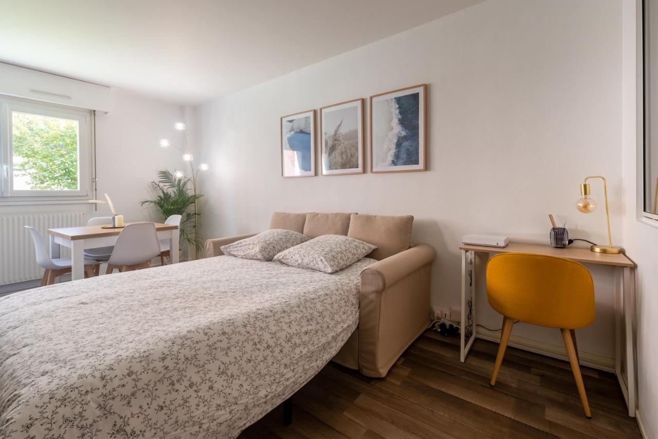 Apartmán Hygge - Superbe Apt Renove Rouen Gare Avec Parking Privatif Exteriér fotografie