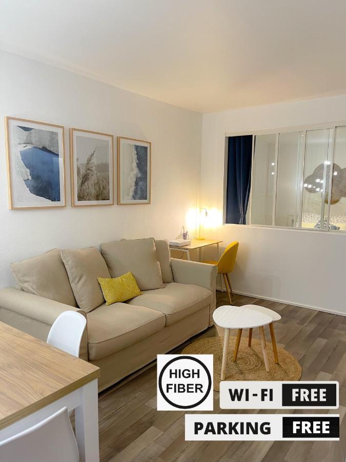 Apartmán Hygge - Superbe Apt Renove Rouen Gare Avec Parking Privatif Exteriér fotografie