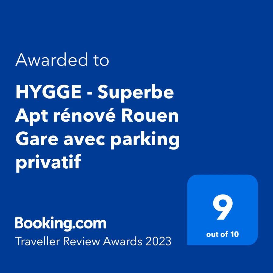 Apartmán Hygge - Superbe Apt Renove Rouen Gare Avec Parking Privatif Exteriér fotografie